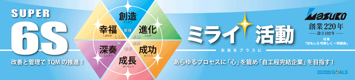 SUPER 6S活動推進中