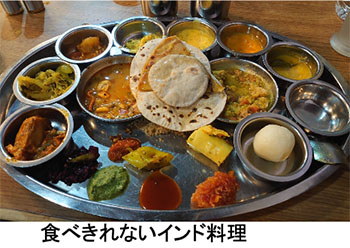 食べきれないインド料理