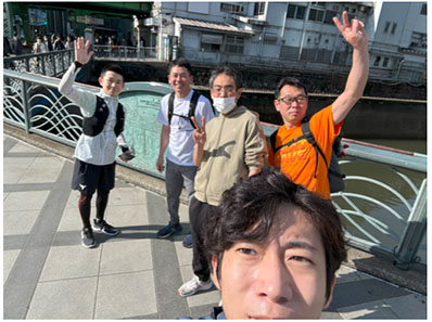 5Km 地点の水道橋