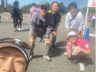 10Km 地点の皇居