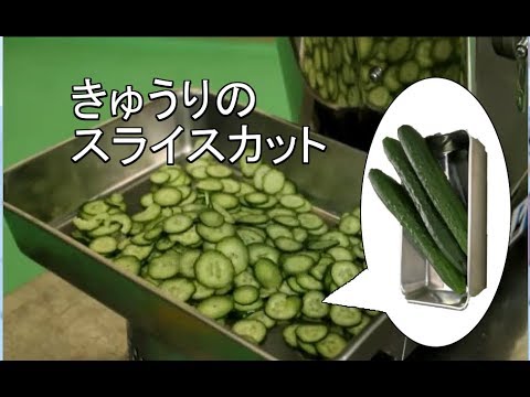 きゅうりのスライスカット
